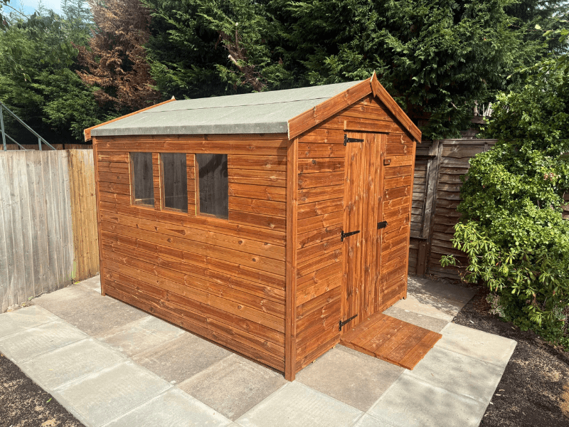 Bespoke garden shed installation 2 by Spartan Sheds