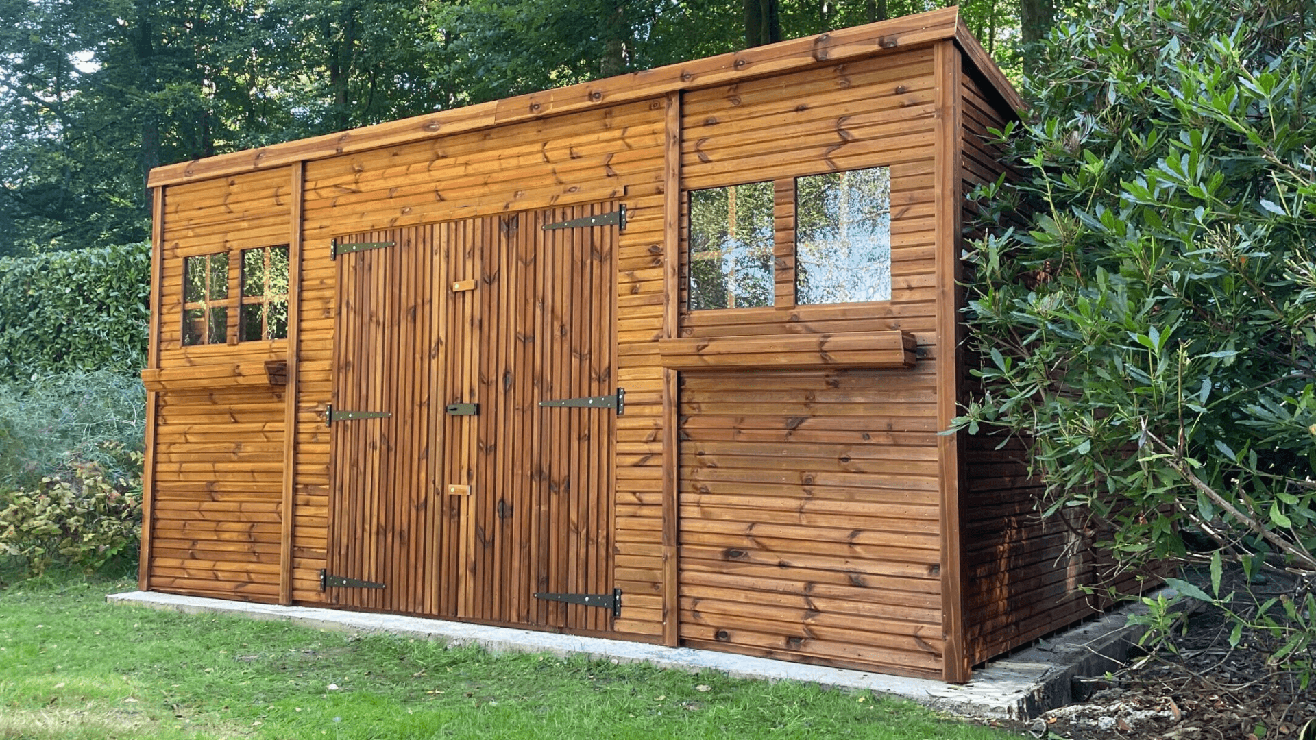 Bespoke garden shed installed by Spartan Sheds