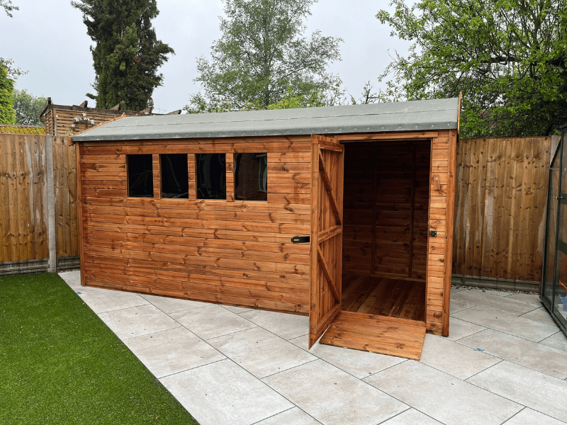 Fitted garden shed Altrincham
